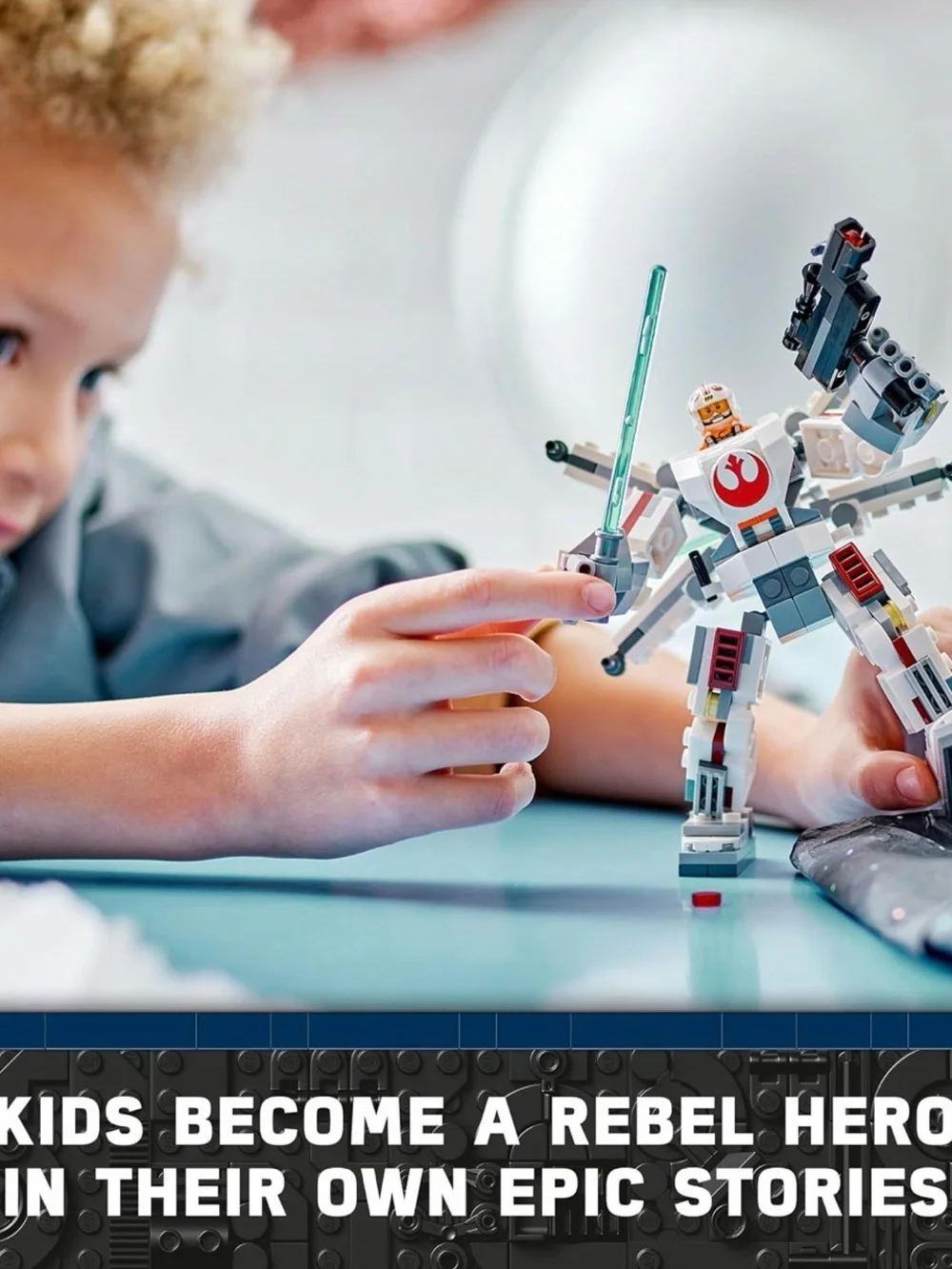 LEGO Star Wars Mechs Luke Skywalker X-Wing Mech 75390 Poseable 195pcs 6+